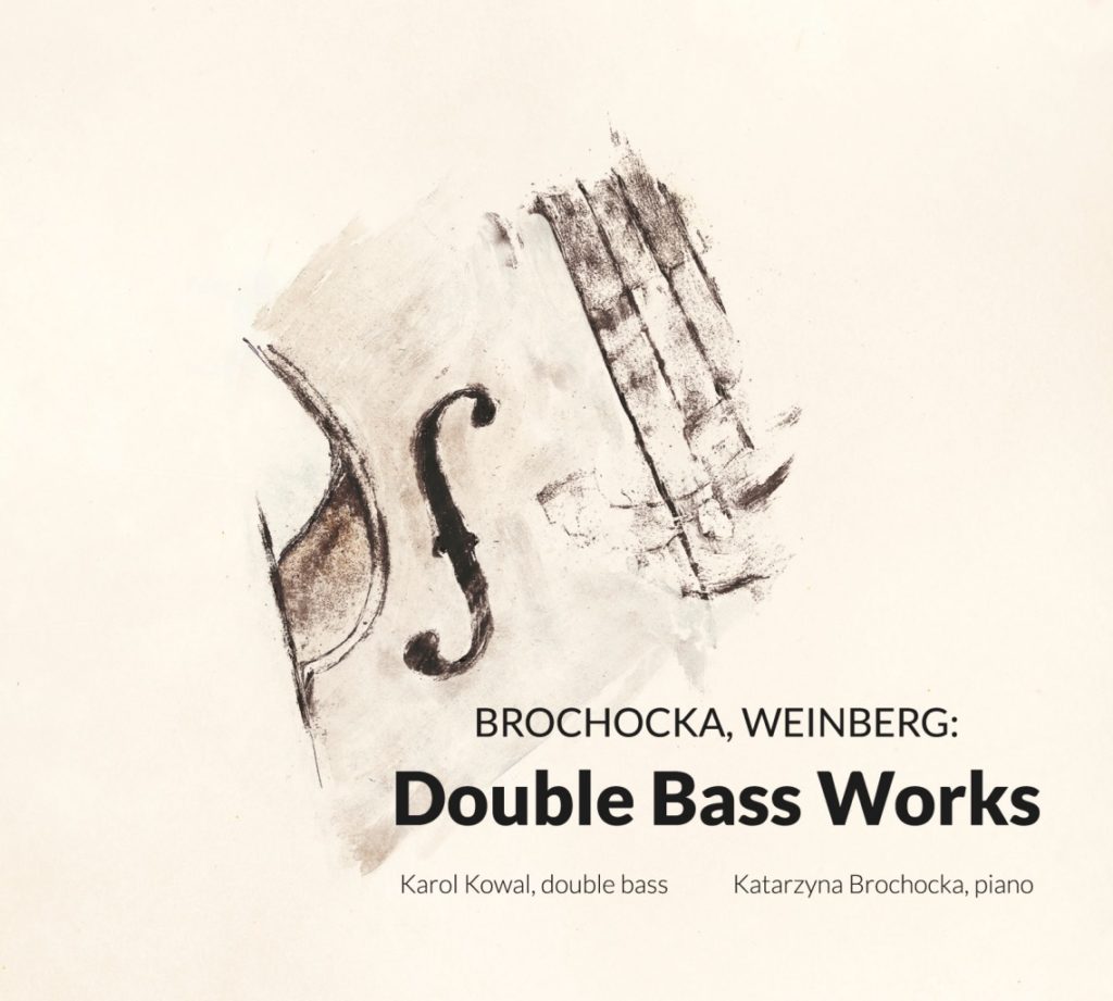 okładka płyty Brochocka, Weinberg: Double Bass Works