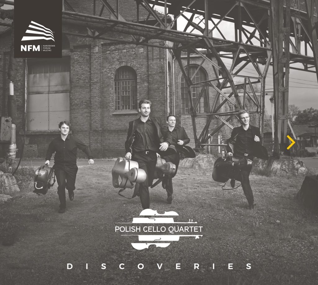 okładka płyty Polish Cello Quartet - Discoveries