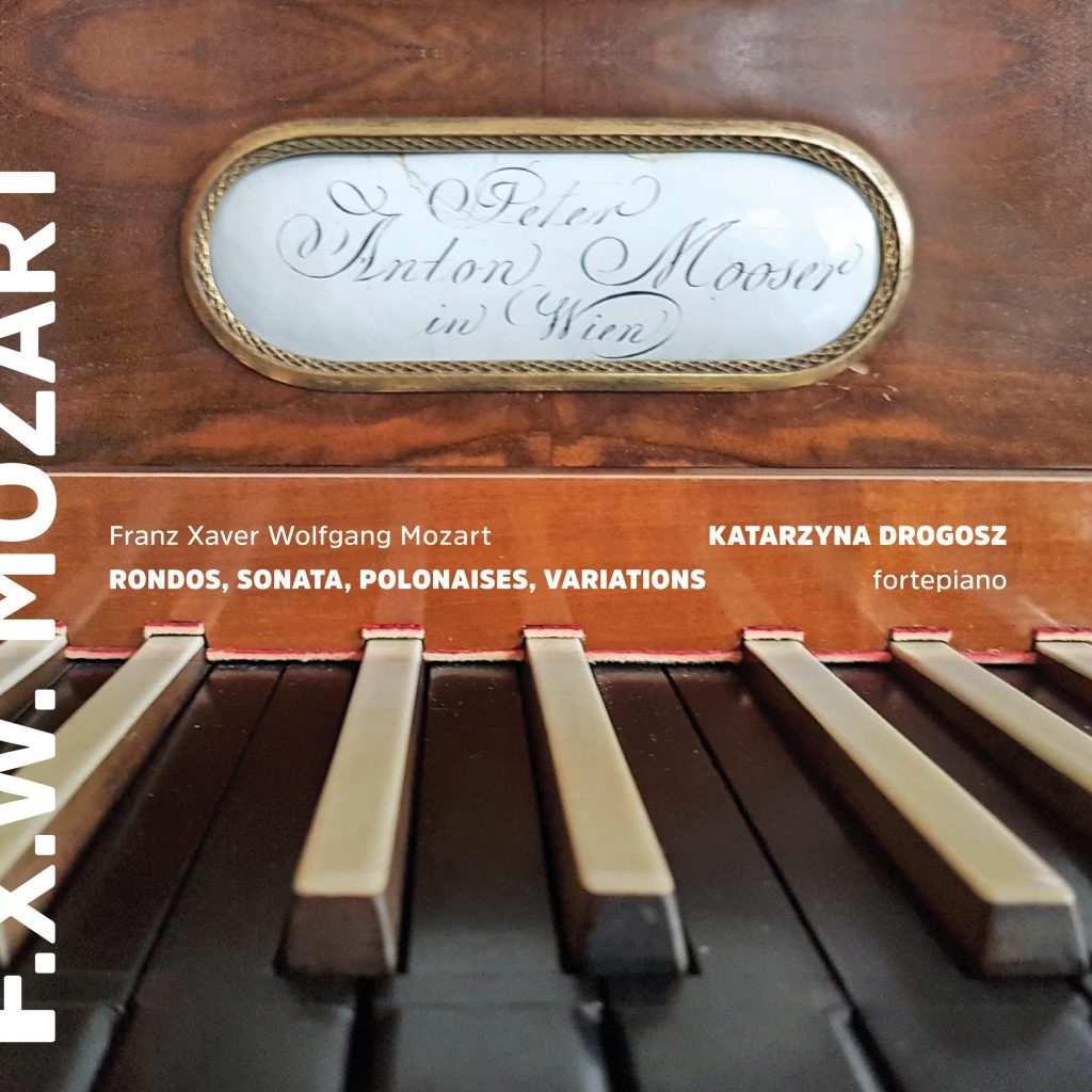 okładka płyty F. X. W. Mozart – Katarzyna Drogosz – fortepiano