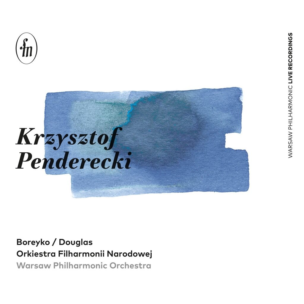 Okładka płyty Penderecki – Koncert fortepianowy Zmartwychwstanie, II Symfonia Wigilijna